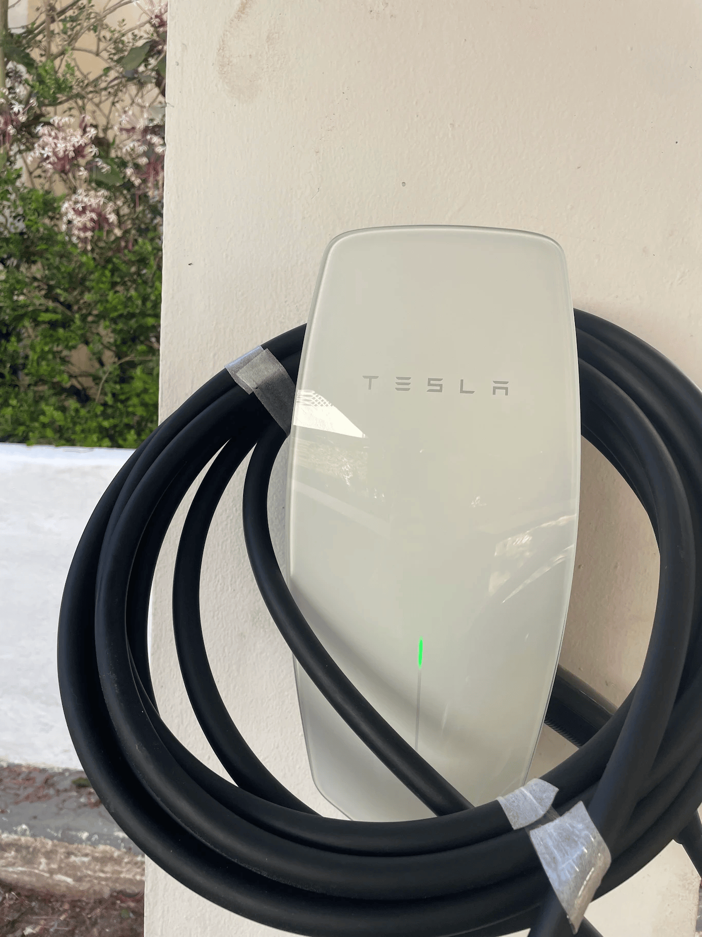Level 2 EV charger installed at an Aurora home