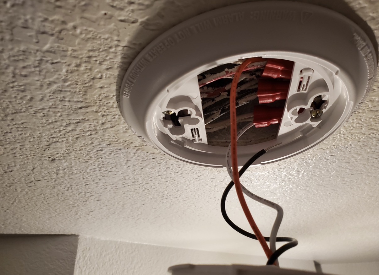 Ceiling fixture box wiring during a light fixture installation